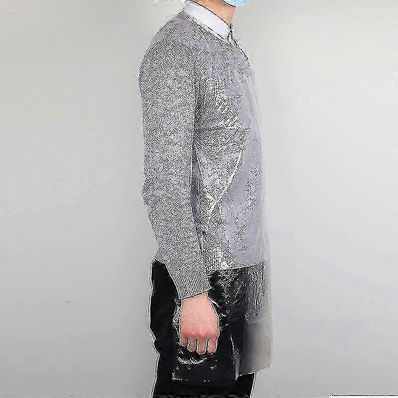 100 Pack Set of Disposable Aprons.