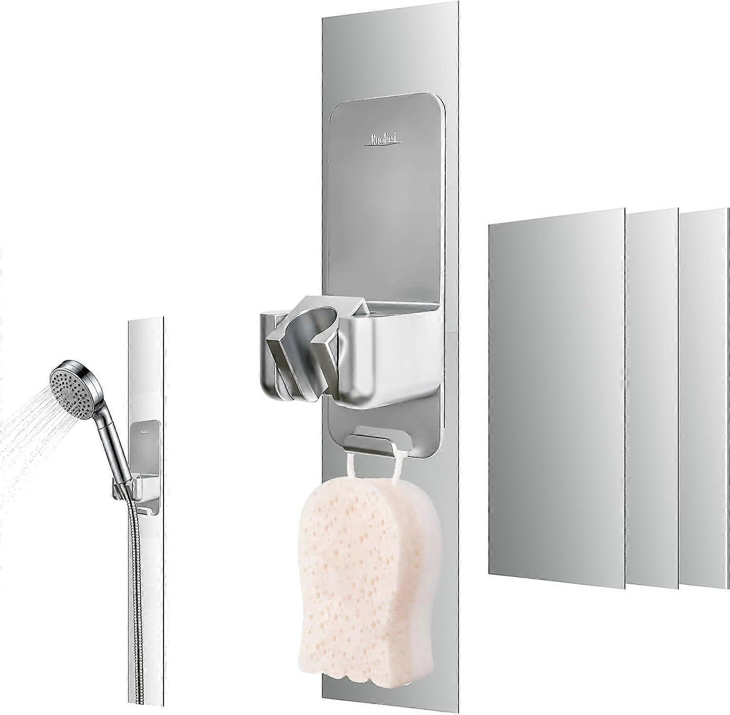 Modular Magnetic Handheld Shower Head Holder, 5-Section Customizable Sliding Rail with Too