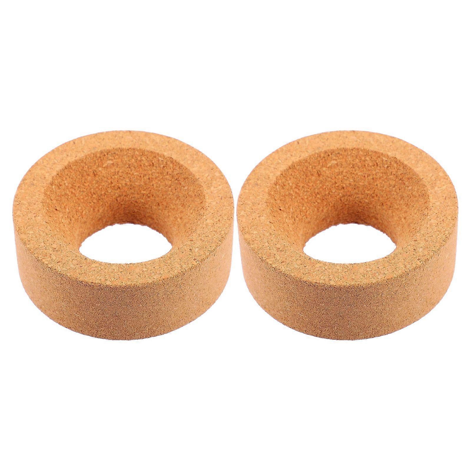 2pcs Cork Flask Stands Round Bottom Flask Base Holder Laboratory Flask Pad