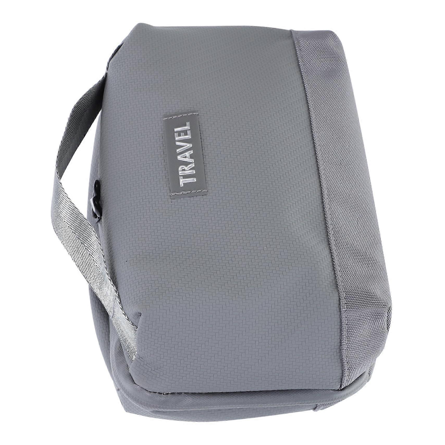 Large Capacity Electronics Organizer Bag, Waterproof Cable Storage for Travel Accessories, Grey