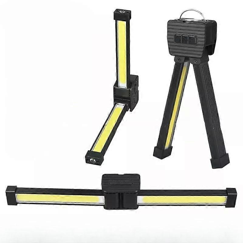 LED Work Light 2 Pcs USB Rechargeable Magnetic Flashlight with Hook 7Level Brightness 180° Rotatable