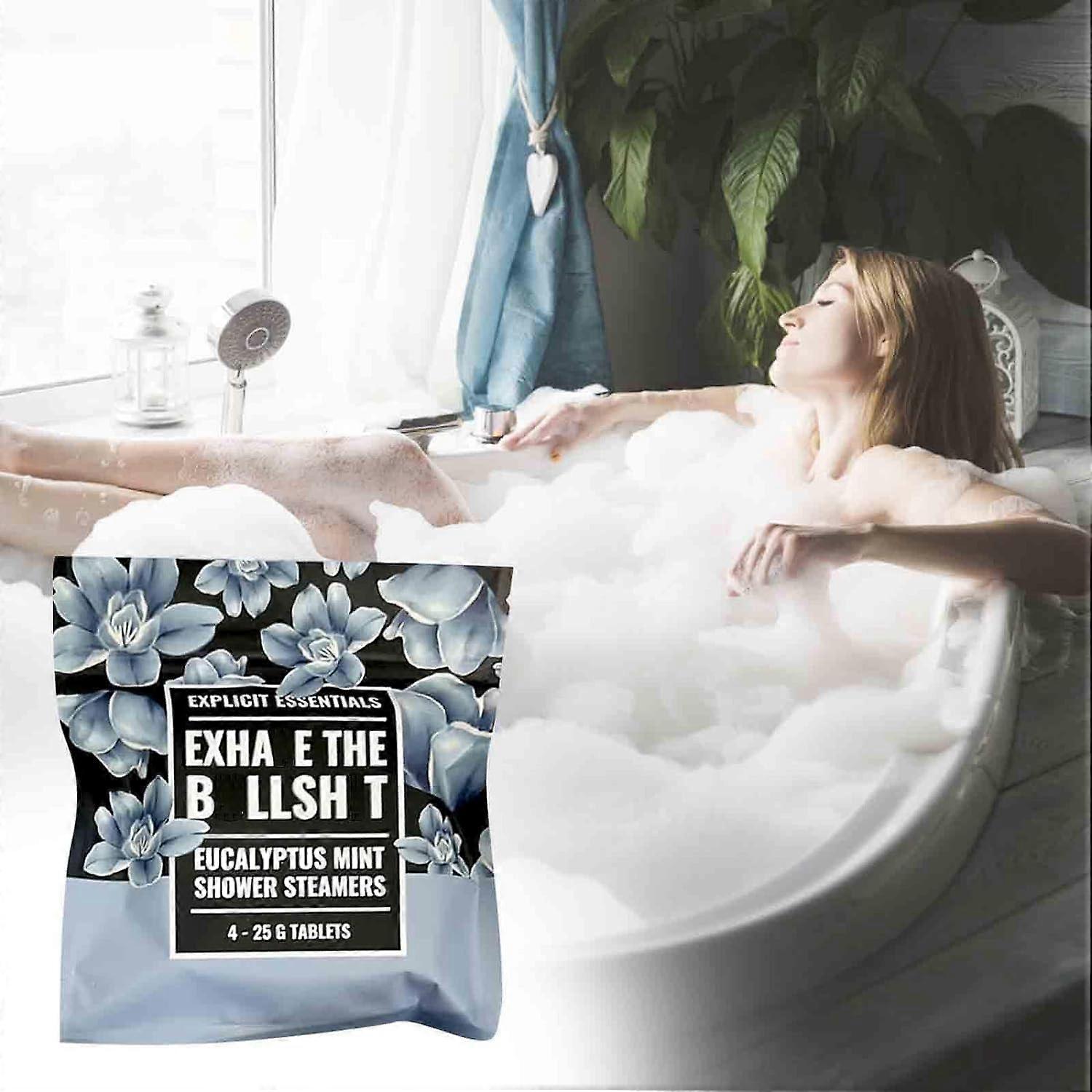 Shower Steamers Gift Set with Longlasting Eucalyptus Mint Aromatherapy for Relaxing Spa Experience