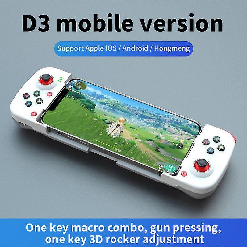 Wireless Mobile Phone Game Controller for Android/iOS/PC/Switch/PS3 D3 Stretchable Bluetooth Gamepad Gaming Joystick Gifts