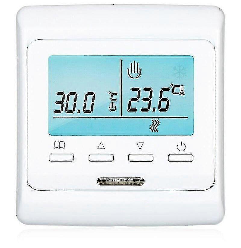 Programmable Smart Thermostat, Buit-in Sensor With Lcd Display Digital Temperature Controller