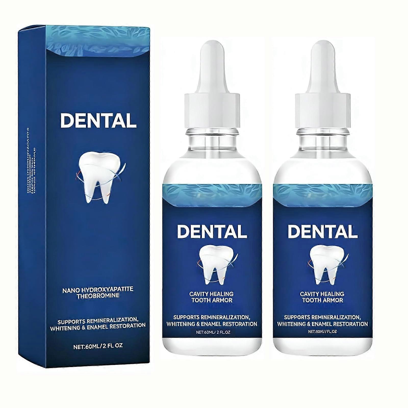 Hydroxyapatite Toothpaste for Sensitive Teeth, Clear Enamel Strengthening, Cavity Defense, 2PCS