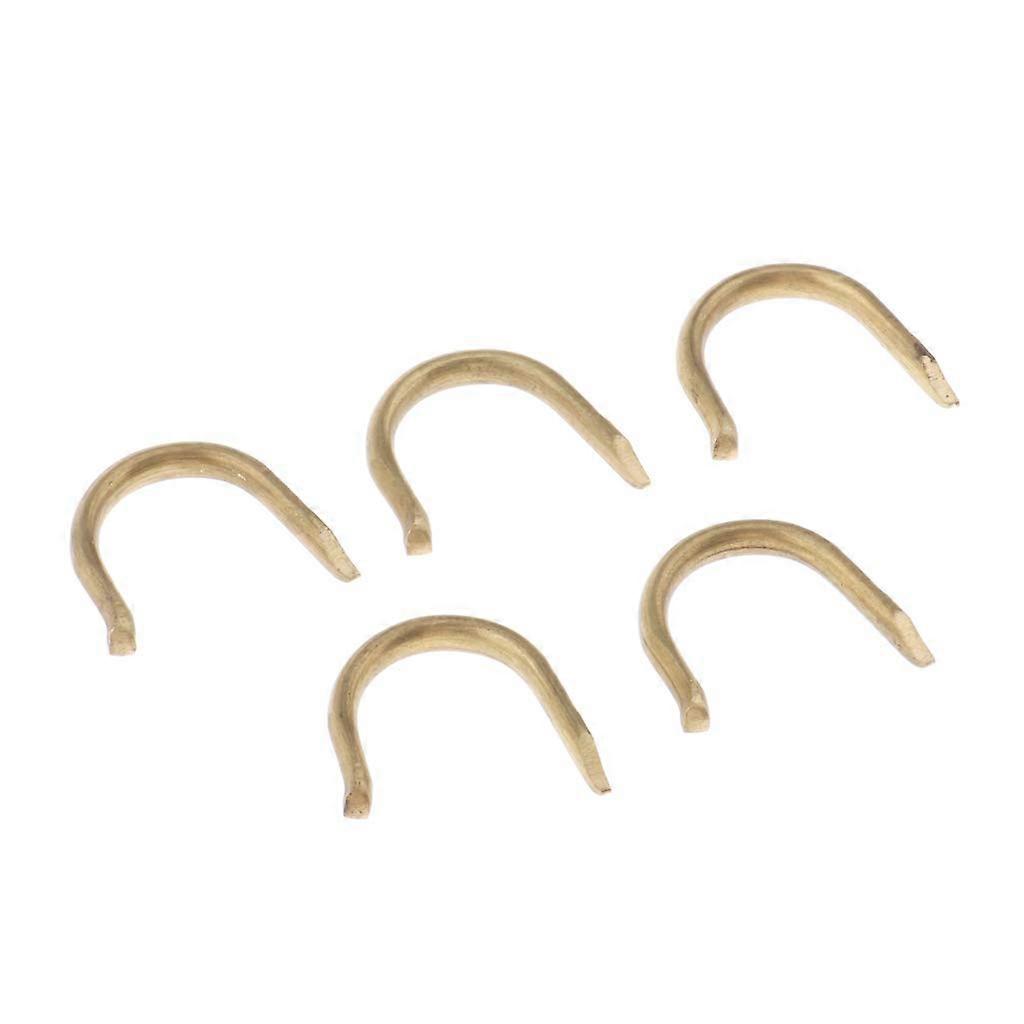 Brass Copper Trumpet Finger Hook Set for Students with Stable Grip and Replacement Hooks