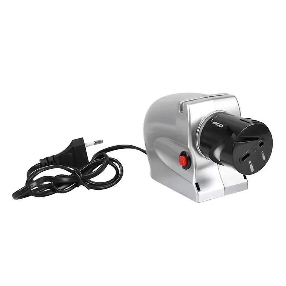 Sharpener Household Fully Automatic Electric Sharpening Light Home Kitchen Sharpening Tool (EU Plug)