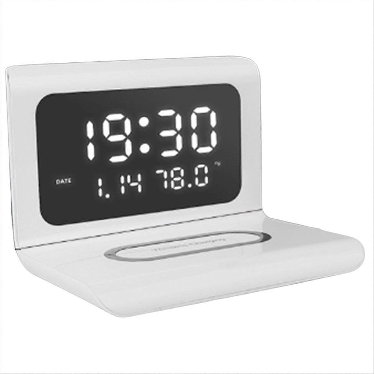 Desktop Alarm Clock Wireless Charger Multi-Function Charger Clock Function Clock Wireless Charger
