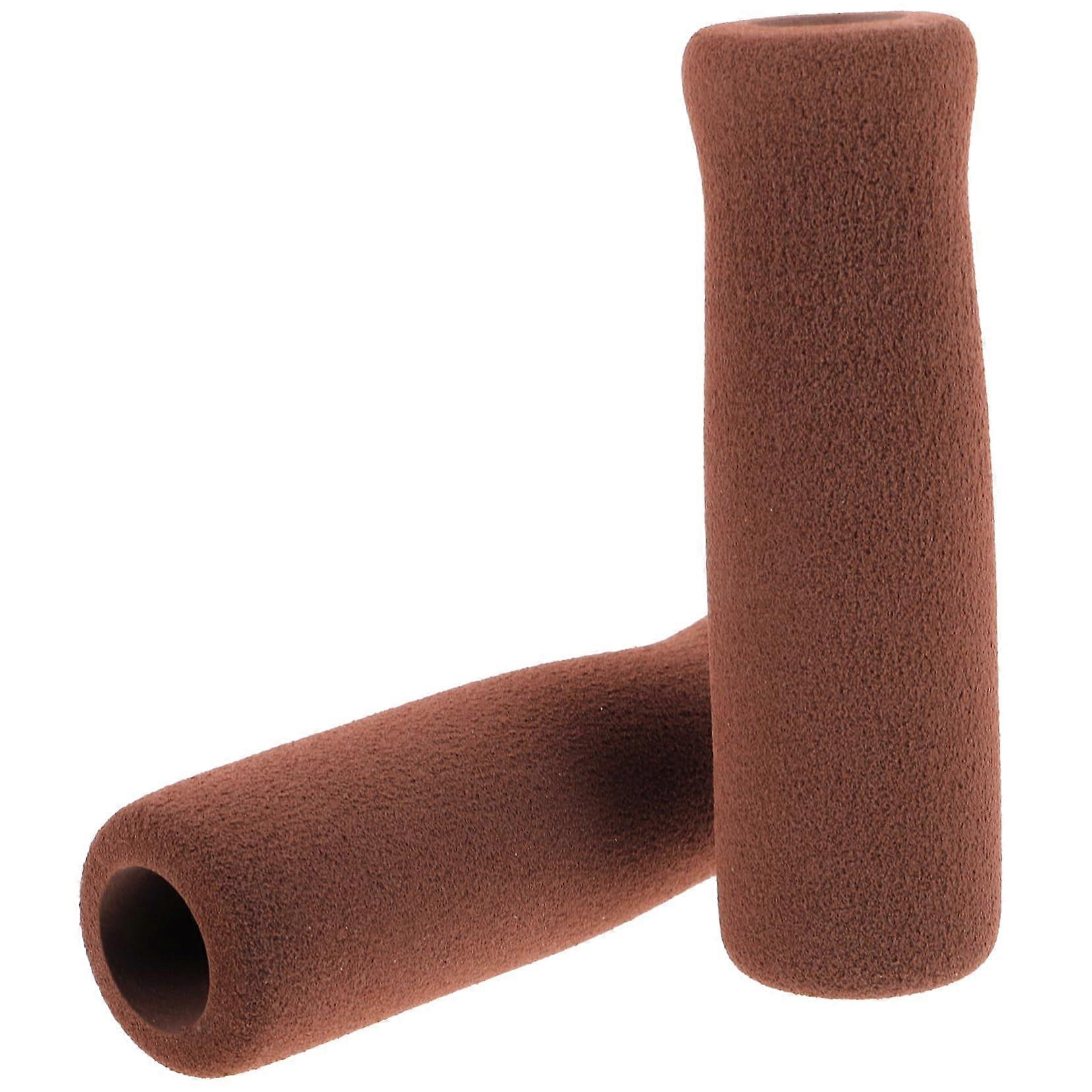 2Pcs Ergonomic NonSlip Cane Handle Grip Covers for Elderly Comfortable Walking Stick Wraps