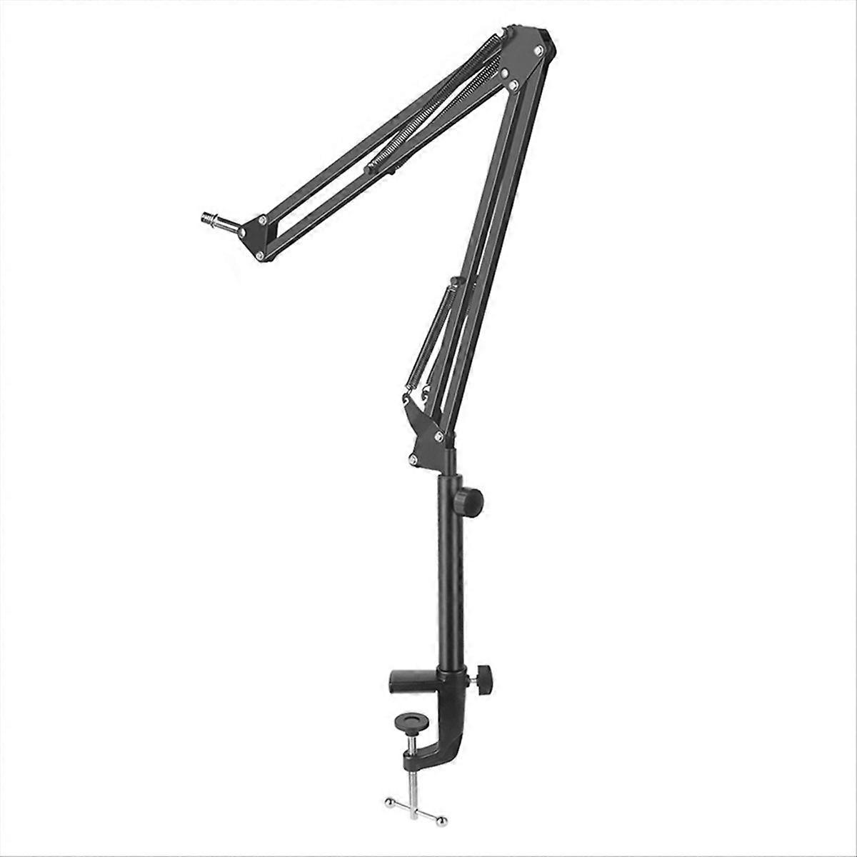 25cm Height Increase Model Microphone Boom Arm with Tabletop Stand,B