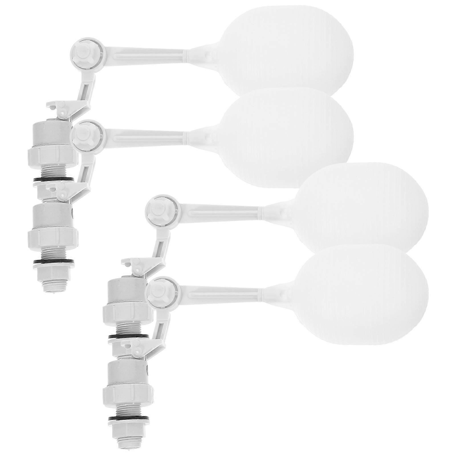Pressure Reduction Water Tank Float Valve Automatic Switch 4Pcs for Aquarium Use