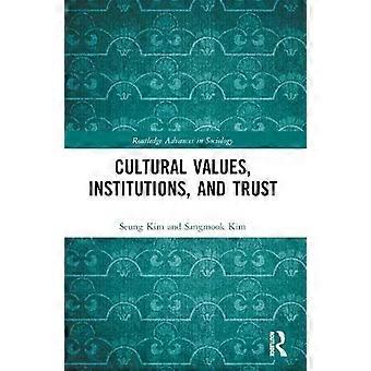 Cultural Values Institutions And Trust - Seung Hyun Kim