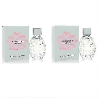 2-pack JIMMY CHOO FLORAL EDT-S 40ML