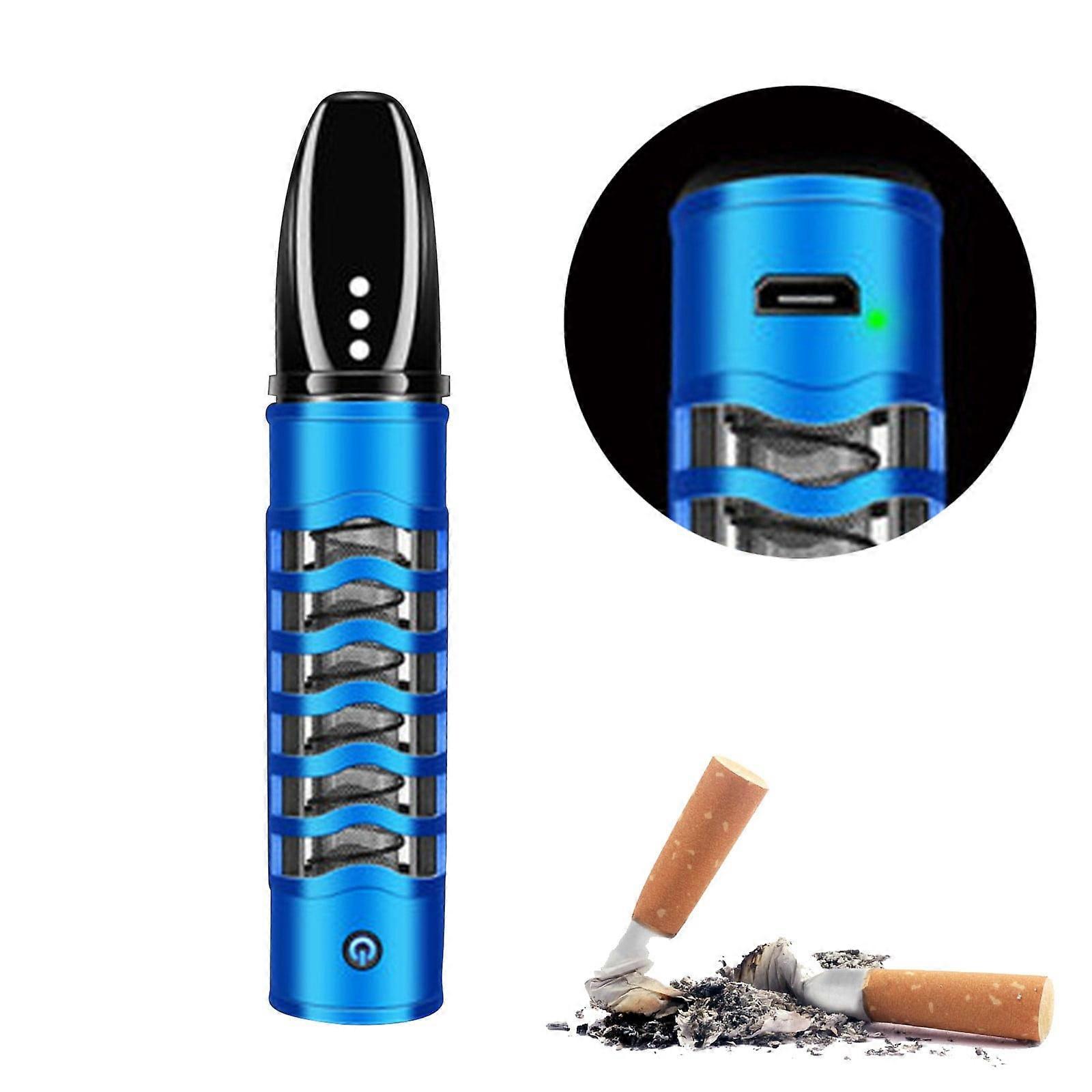 USB Rechargeable Small Ashtray, Handheld Holder, Does Not Drop Ash