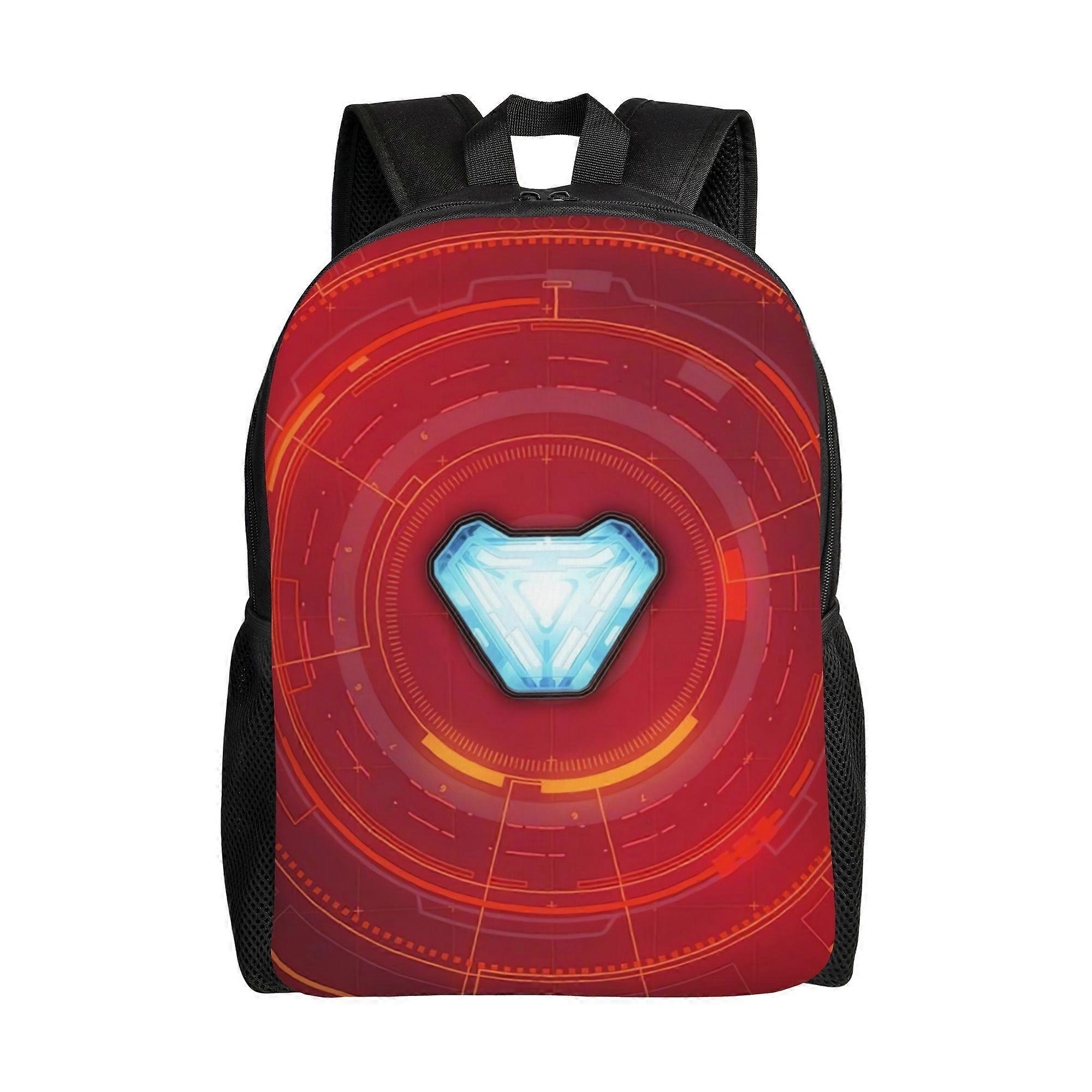 I-Iron-Man Basic And Sleek One-Layer Backpack A Casual Partner for School, Everyday Strolls, Or Light Travel Packing