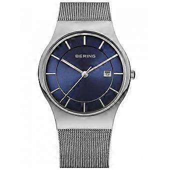Bering Silver Stainless Steel Classic 11938-003 Montre Homme