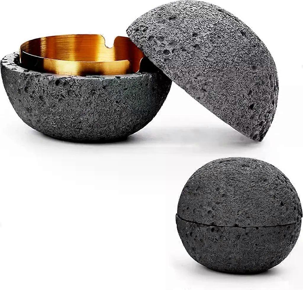 Grey ashtray, odor-proof design