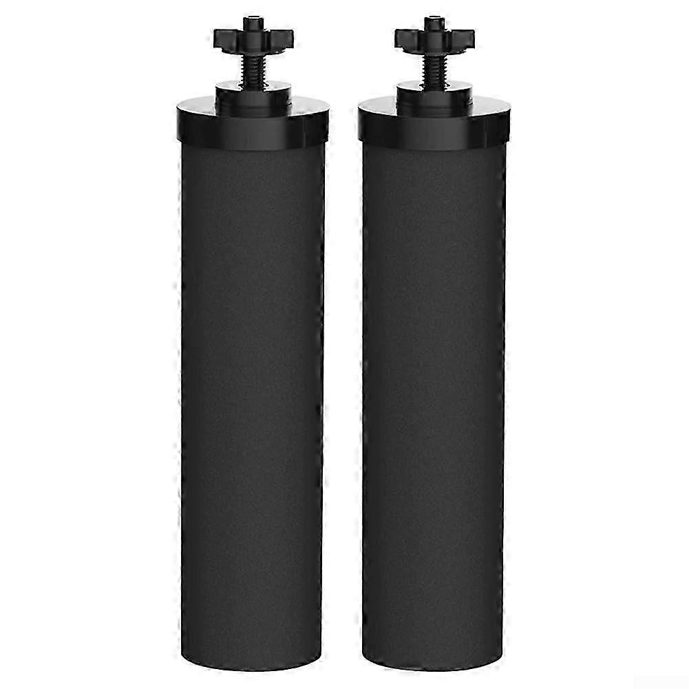 Coconut Shell Water Filter Elements 2-Pack, Activated Carbon Tech