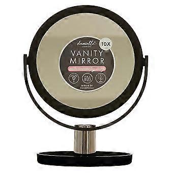 Danielle Soft Touch Mirror x10 Mag Tray - Black