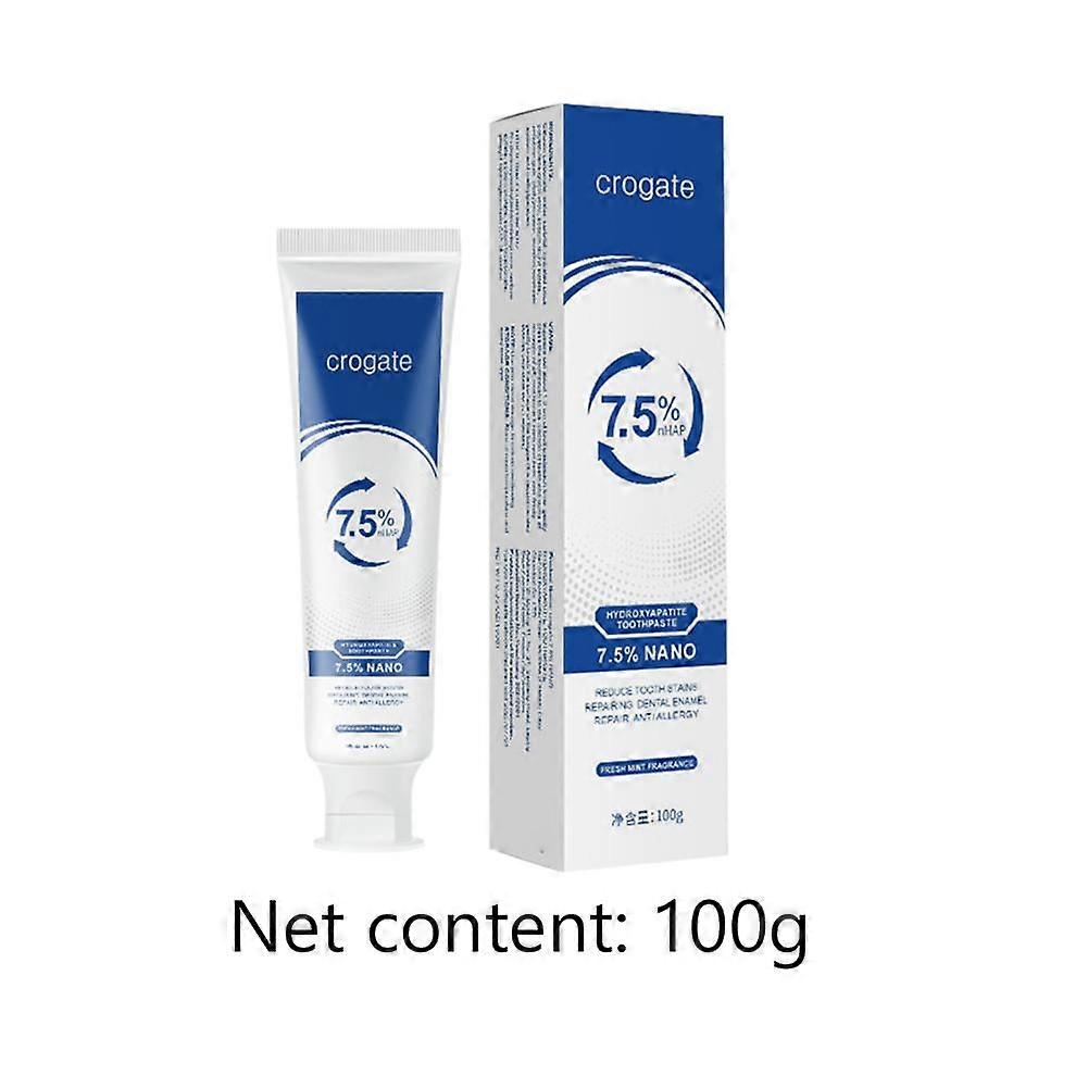 Crogate Hydroxyapatite Toothpaste 7.5HPA Anti-Cavity Whitening Teeth Protection Toothpaste