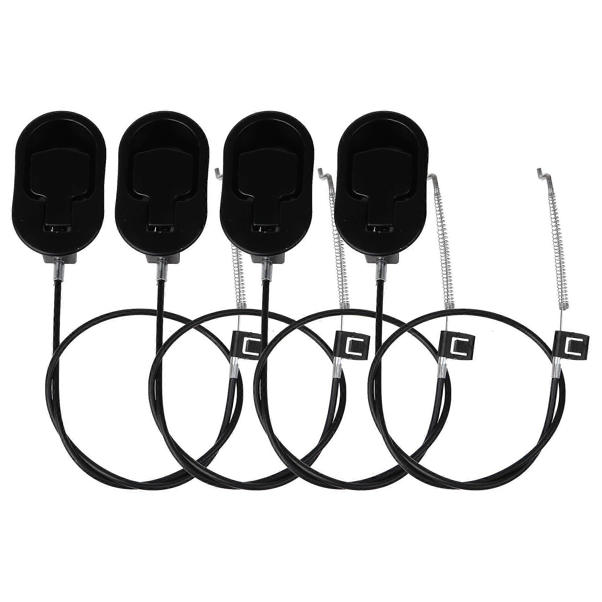 4 Pcs Sofa Release Lever Handle with 4x Cable compatible with Couch Style Pull Chair