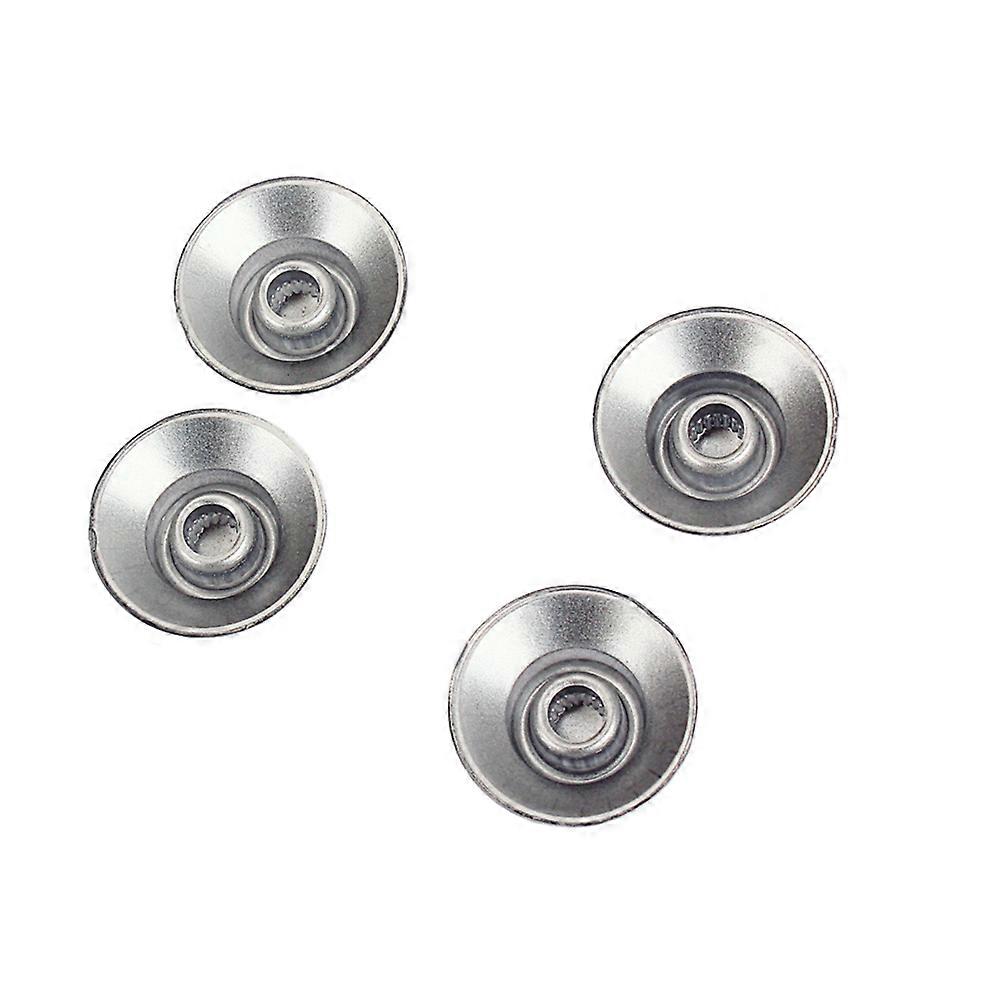 Silver Skirted Amplifier Knobs for Switch Control 4Pcs Acrylic Guitar