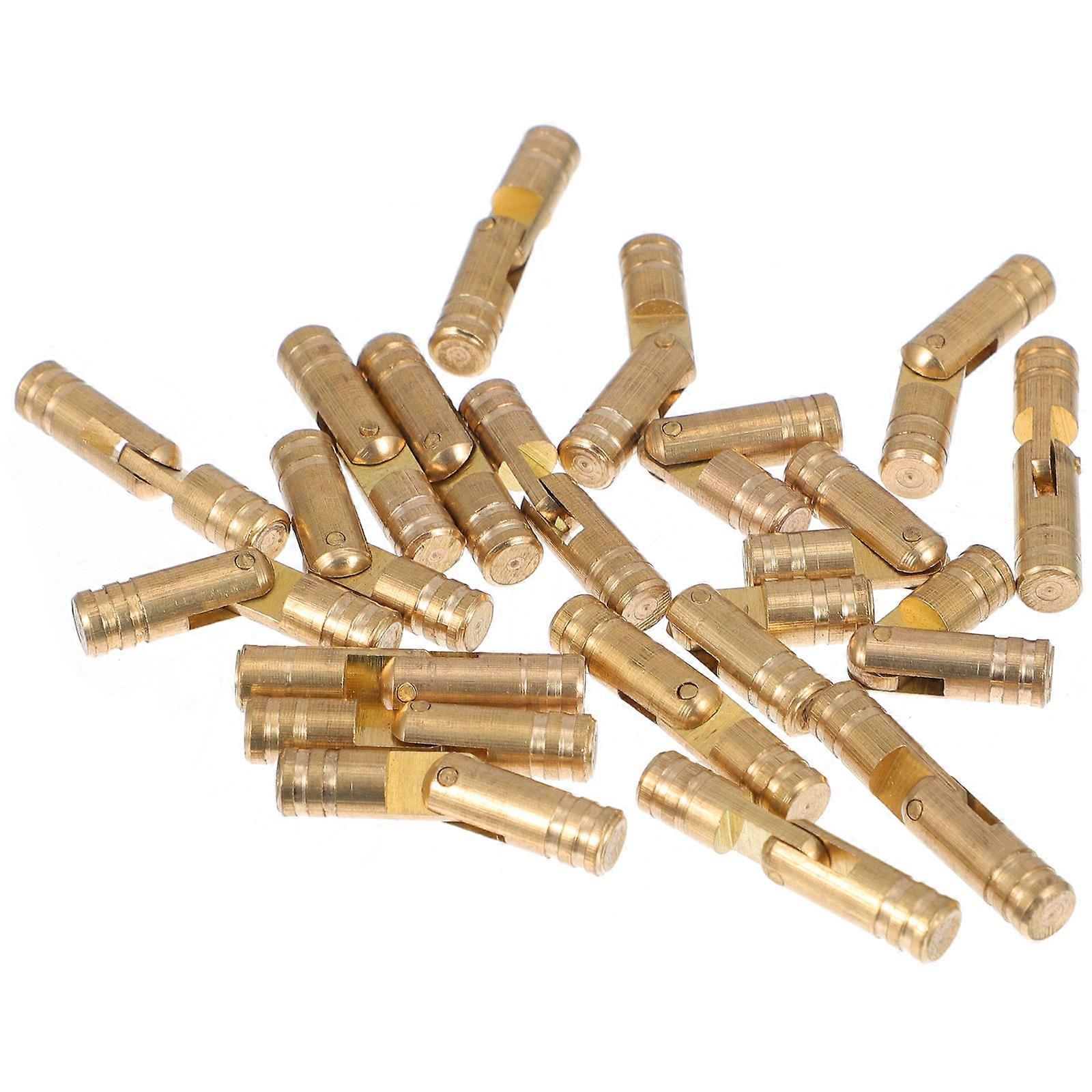 Copper Cylindrical Hinges for Jewelry Box Function with 20Pcs Durable Concealed Barrels Hinges