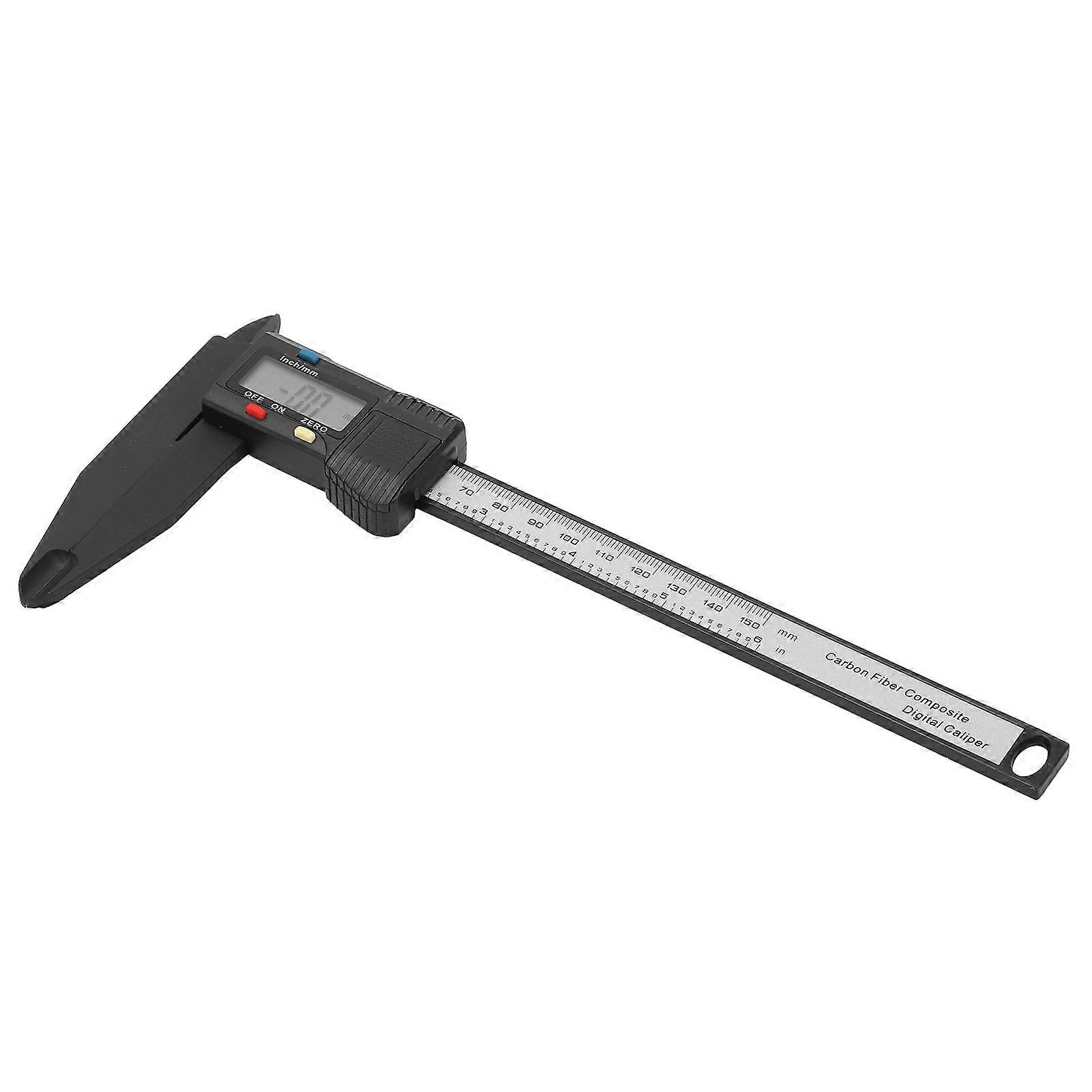 150mm Digital Caliper Large LCD Screen Measuring Caliper Ruler with Metric/Inch Conversion Key