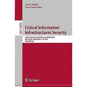 Critical Information Infrastructures Security 15th International Conference C - Springer Nature B.V - Paperback - en Book