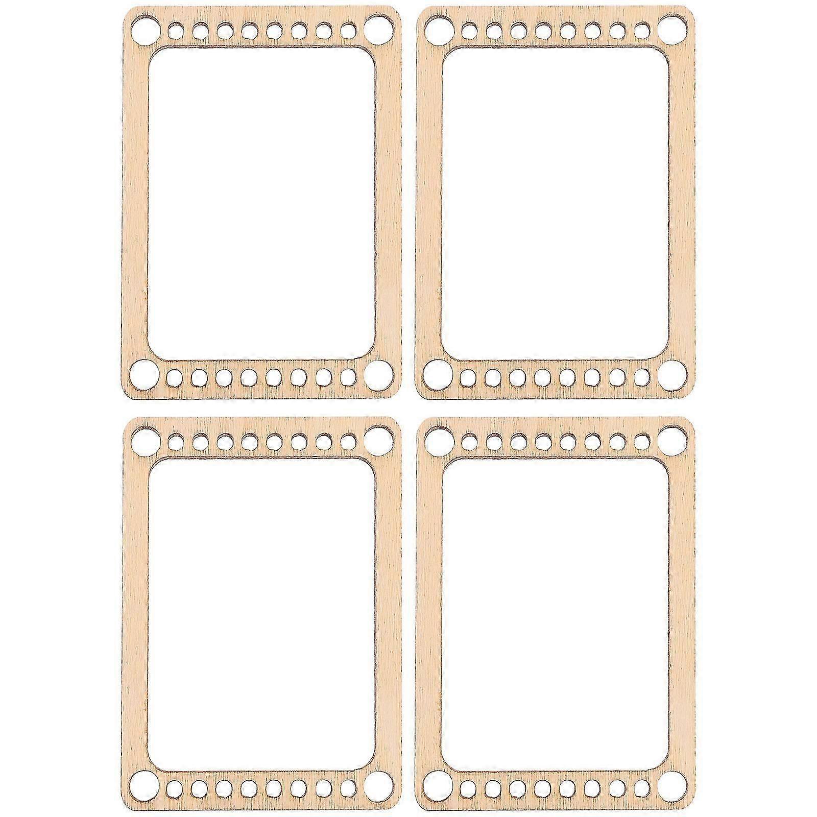 Compact Weaving Board Handcraft Tool Ideal For Crafters Weaving Projects Rectangular Shape 12 Pcs