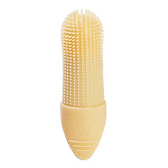 Silicone Pet Dog Cat 360° Cleaning Finger Toothbrush Oral Cleaning Finger Cots Toothbrush Pet Dental Care Cleaning Supplies