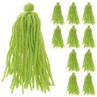 Conjunto de 20 unidades de esfregão para desova em aquário - Grama artificial flutuante para reprodução de peixes - Planta verde artificial - Decoração para ninho de betta e esconderijo de camarões
