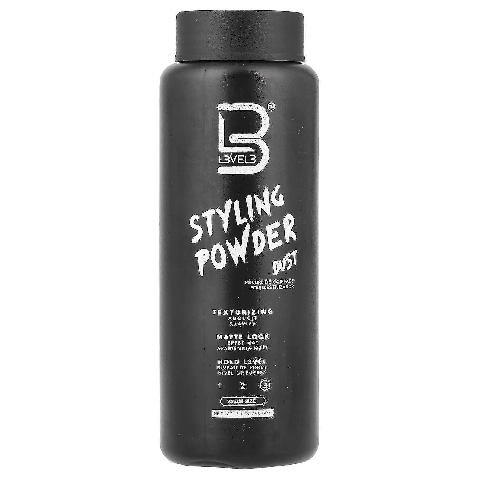 Level 3, Styling Powder, Dust, 2.1 oz (60 g), 2-Pack