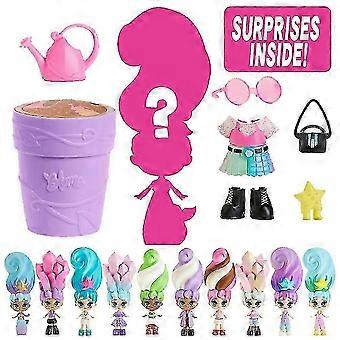 Bloom Långt Hår Flowerpot Doll Blind Box Leksak