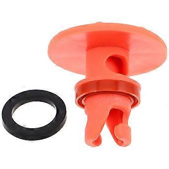 Inflatable Boat Exhaust Valve with Washer Spiral Air Plug Quick Deflation Orange Valve Paddle Board Pump Adapter for Surfboard SUPs Air Release Kayak 