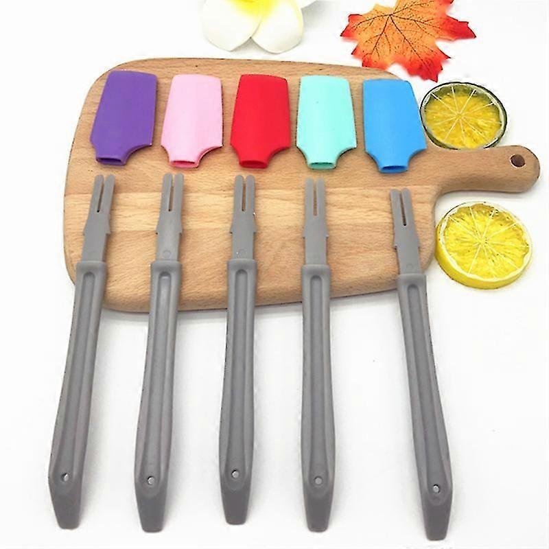 Baking Curved Scraper Blue