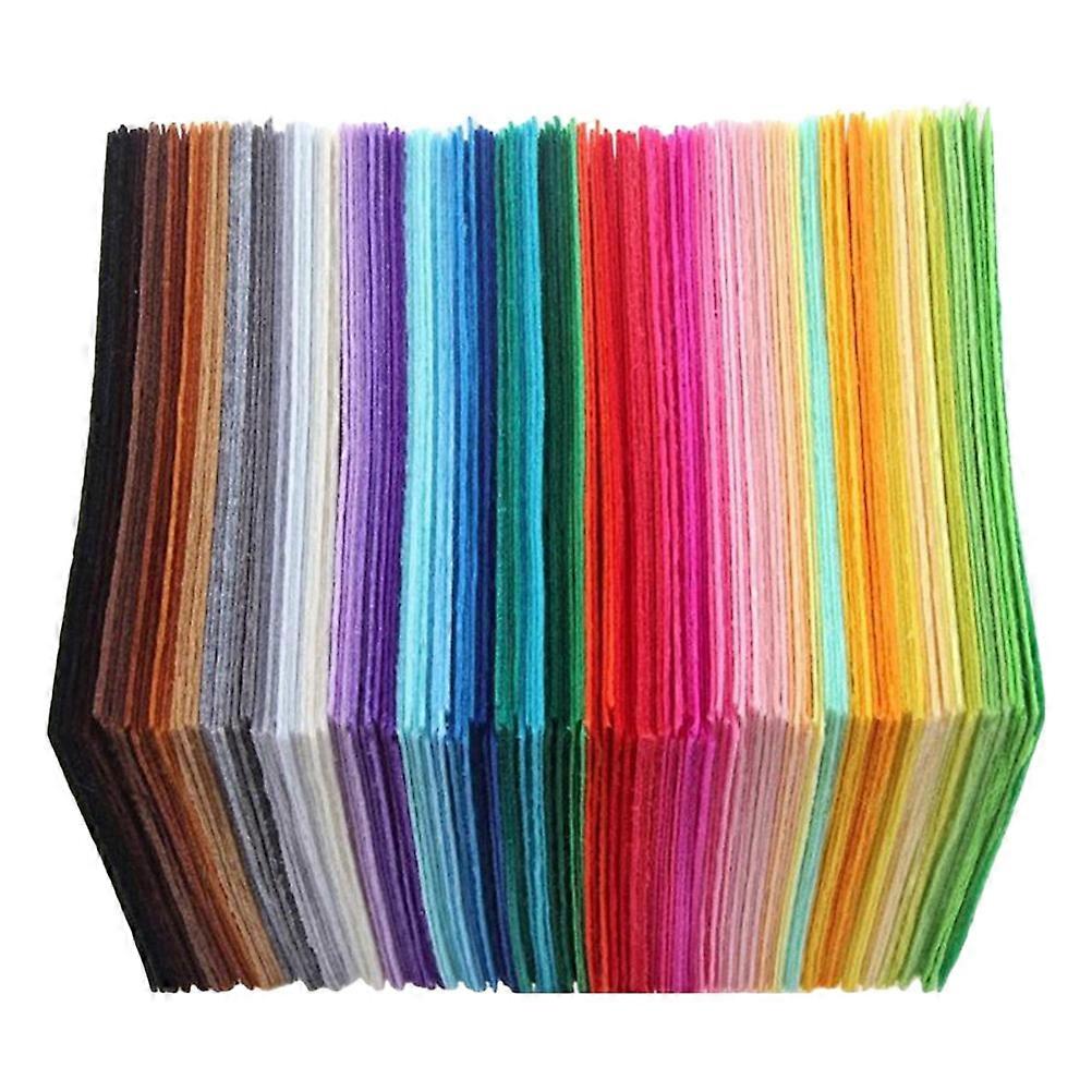 Feuilles de tissu non tissé multicolores pour activités manuelles des enfants (40 pièces).