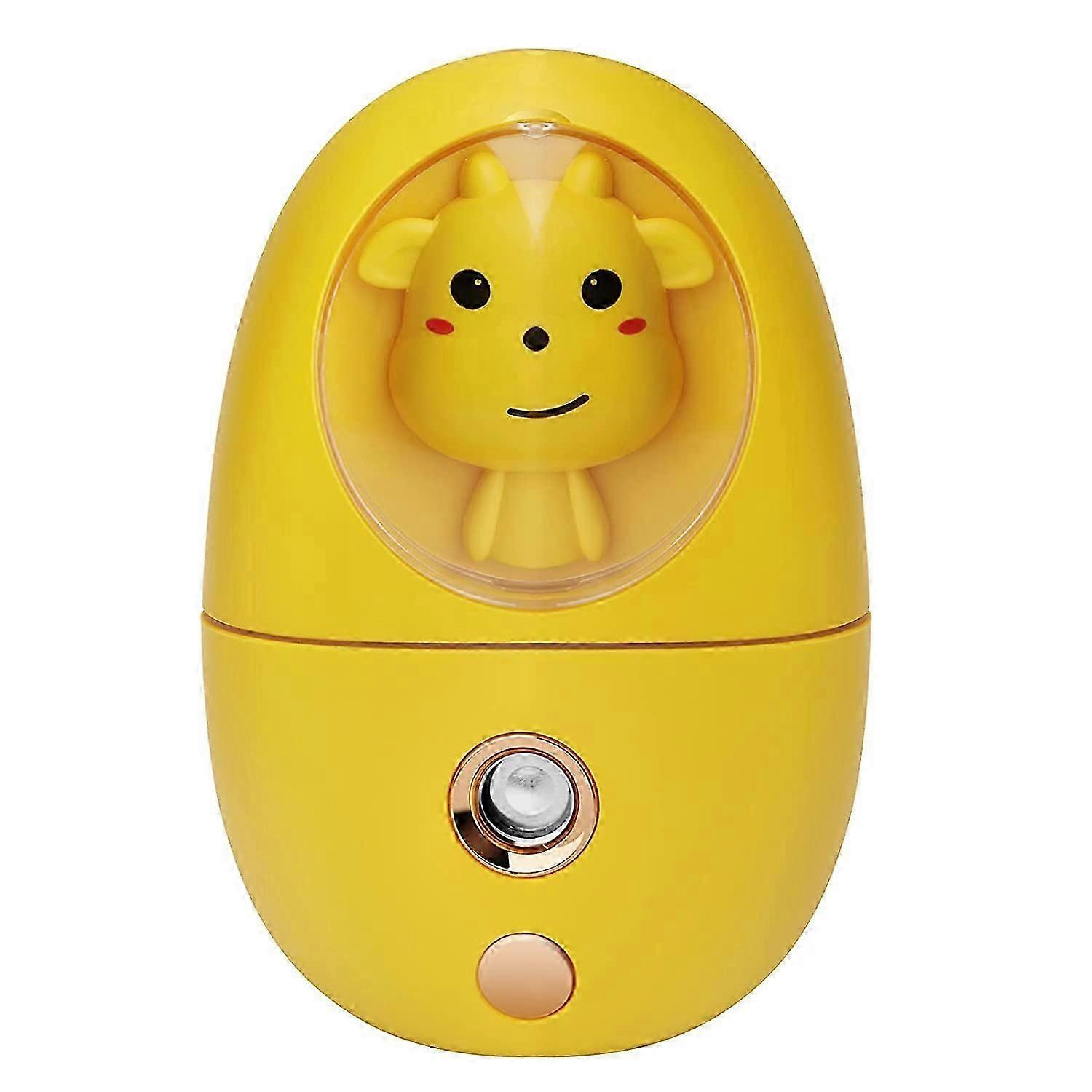 Bærbar ansiktsdamper 35ml Mini Nano Mist Sprayer (gul)