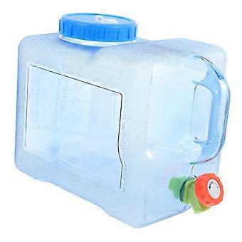 Collapsible Water Container with Easy Carry Handle, Durable Foldable Camping Bucket for Hiking Travel