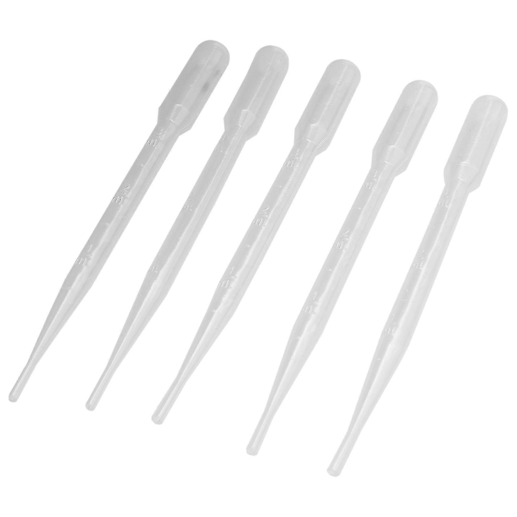 100PCS graderade pipetter dropper polyeten (3ml)