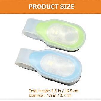 10 Pcs Flashlight Mini Flashlights for Kids Hands-free Magnetic Outdoor Running Clip Silicone Sheet