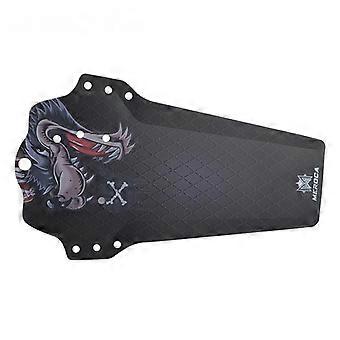 2 mountain bike mudguards colorful mountain bike mud tile removal bike simple weight reduction mudguard ( Wolf)