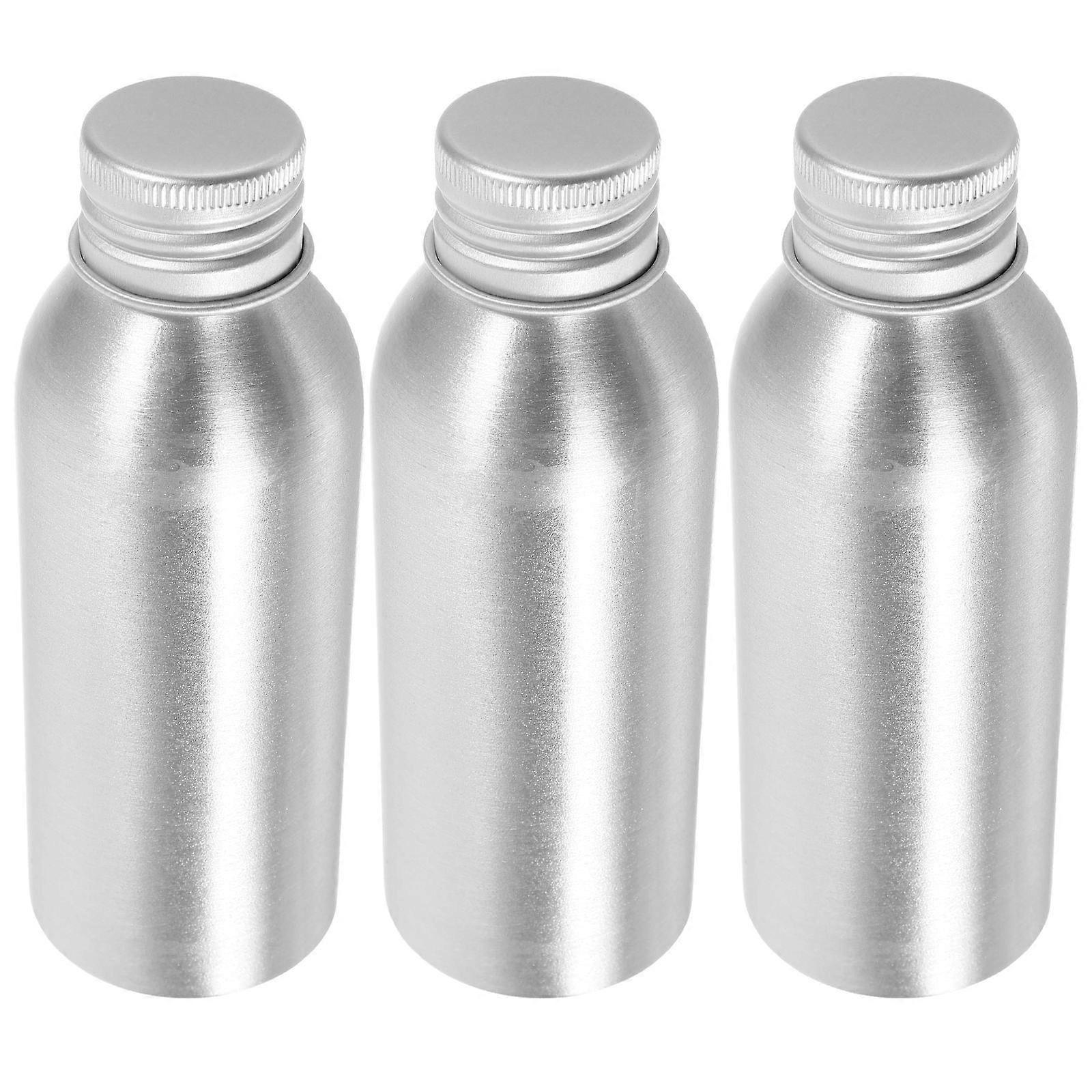 Empty Aluminum Bottle for Storage Use 3Sets Refillable Perfume