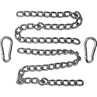 Stainless Steel Dog Collar for Command Training, Weather Proof Tarnish Resistant Heavy Duty 2 Way Dog Lead, Suitable for Large Breeds