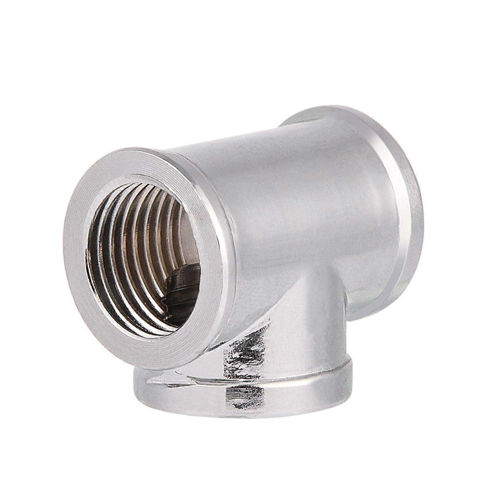 G1/4 Thread 3 Way T Shape Fitting Splitter Adapter for PC Water Cooling System