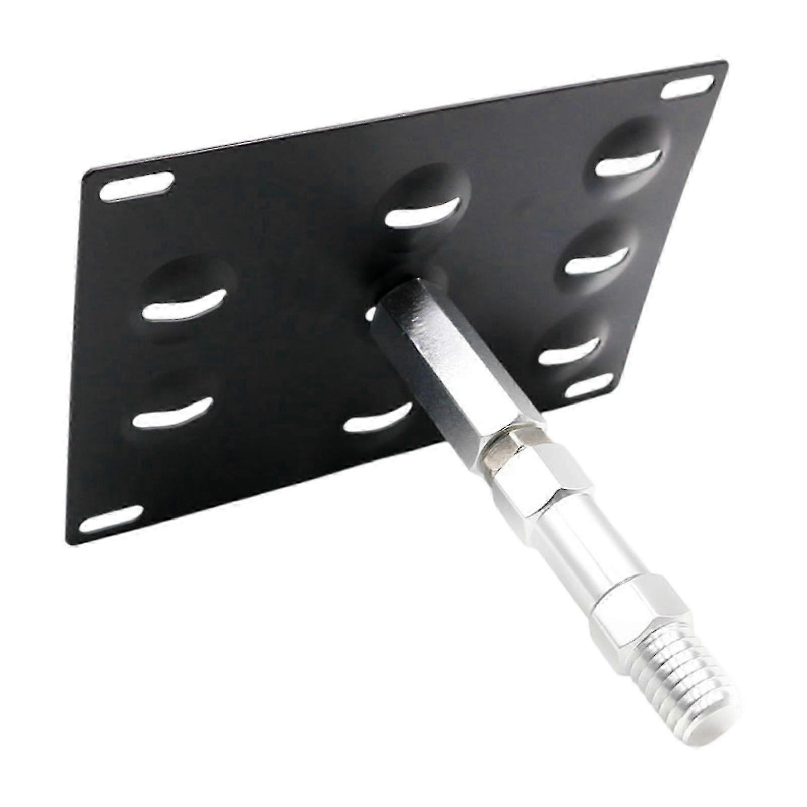 Tow Hook License Plate Bracket Sturdy Car Modification License Plate Frame