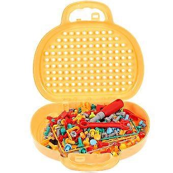 Toddler Nut DIY Toy Tool Set for Playing 1Set Colorful ABS Plastic