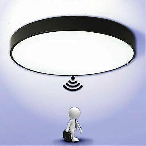 LED ceiling light with motion sensor, automatic lighting, 6000k cold white light, 1200lm, diameter 30cm