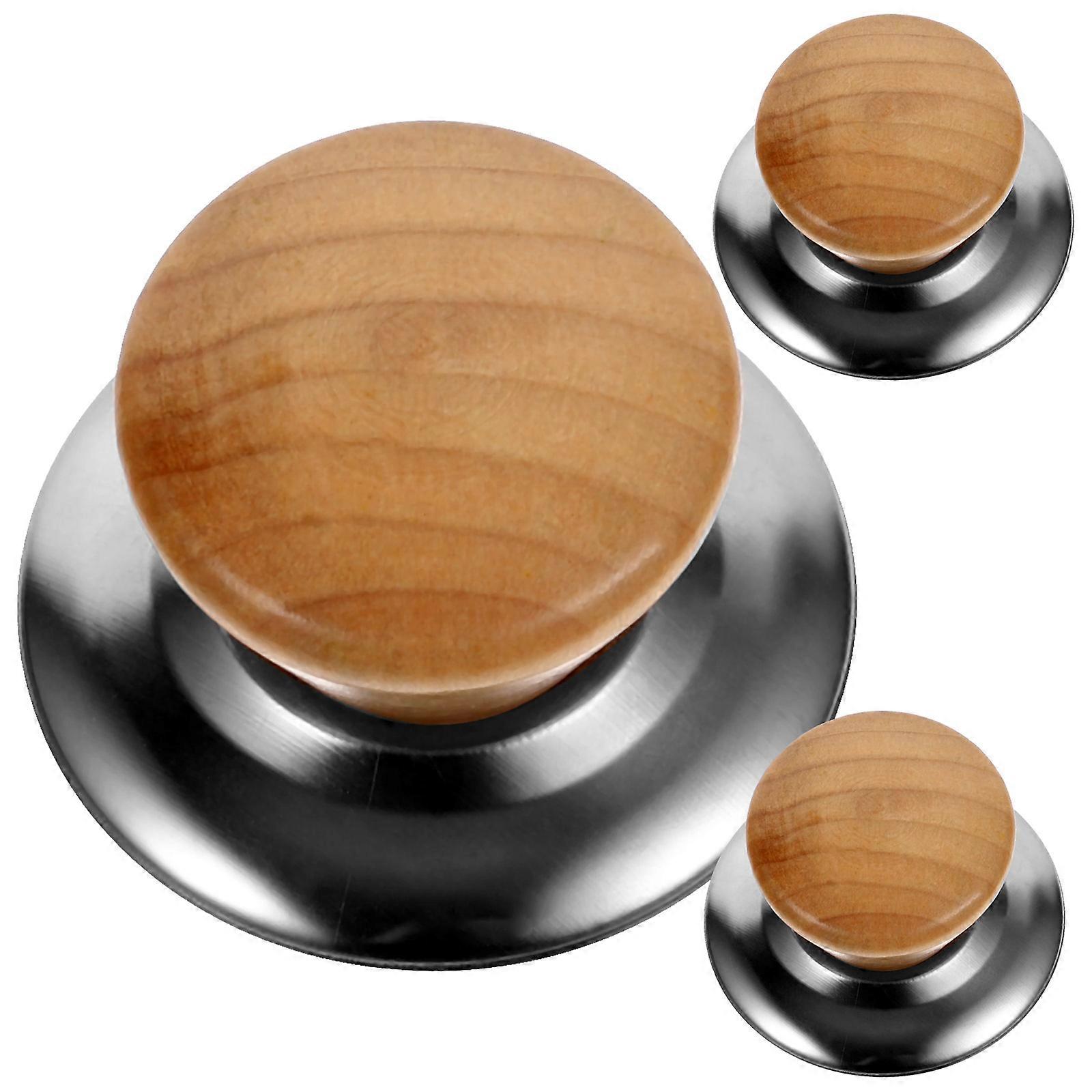 3 Sets Universal Pot Lid Cover Knobs Replacement Kitchen Knobs Handles Kitchen Supplies