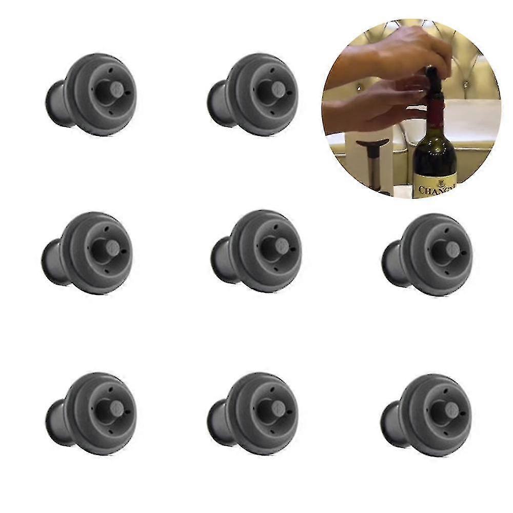 8 Pcs Reusable Wine Stopper